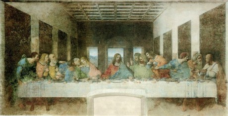 800px Leonardo da Vinci 1452 1519   The Last Supper 1495 1498 460x235 La última cena, en Milán