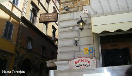 Baffeto 460x264 La pizzería Baffeto, típica de Roma