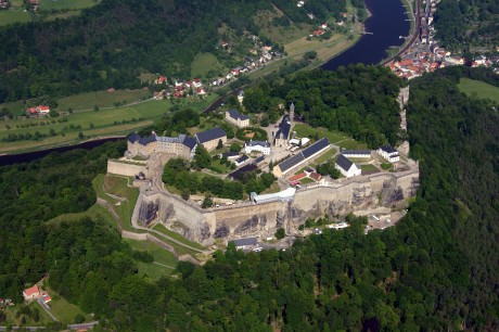 Königstein 460x306 La fortaleza de Königstein, la roca del rey
