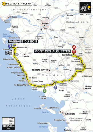Tour de Francia etapa 1 325x460 Tour de Francia, etapa 1: Por la costa hasta el corazón de la Vendée