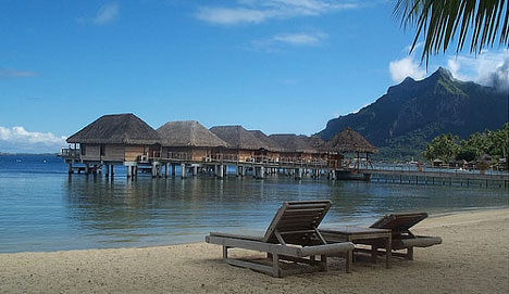 bora bora playa tahiti Conseguir las vacaciones más baratas por Internet