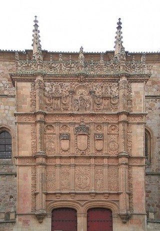 fachada 320x460 La rana de la Universidad de Salamanca