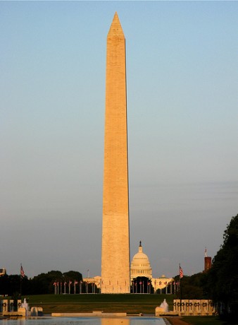 monumento a Washington 338x460 El obelisco del Monumento a Washington