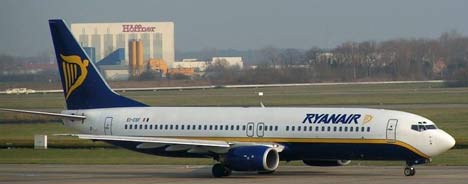 ryanair avion La bromita de Ryanair